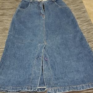 SATELLITE SOFT DENIM SKIRT5/6. D